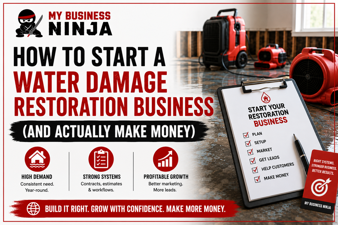 How to Start a Water Damage Restoration Business (And Actually Make Money)