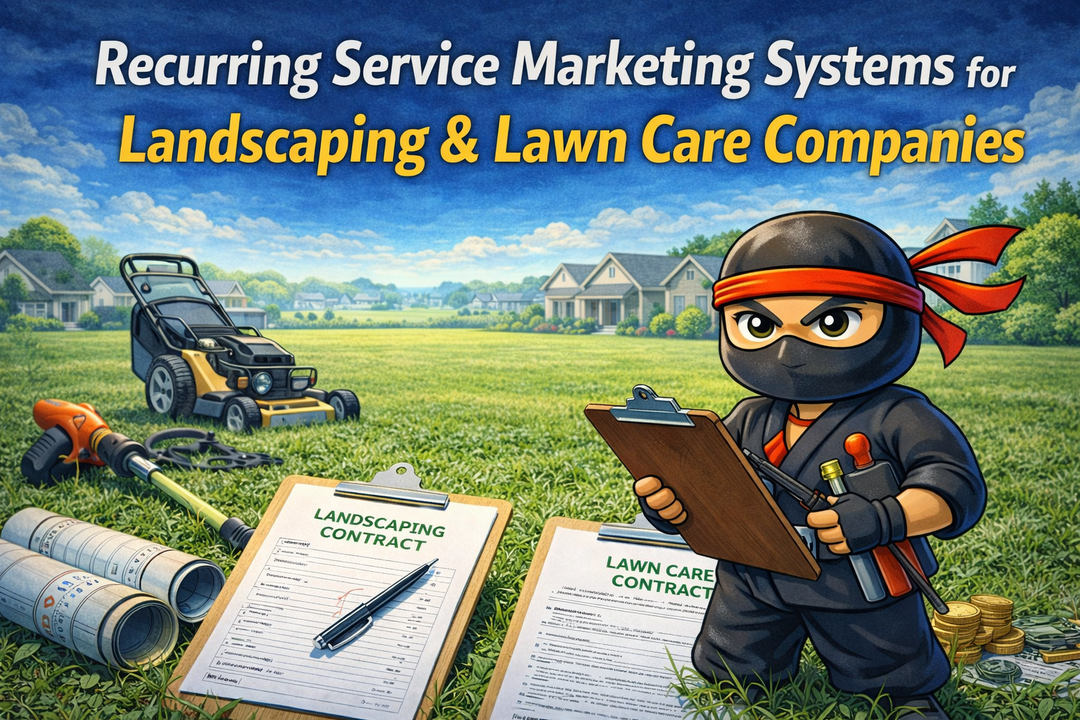 Recurring Service Marketing Systems for Landscaping and Lawn Care Companies