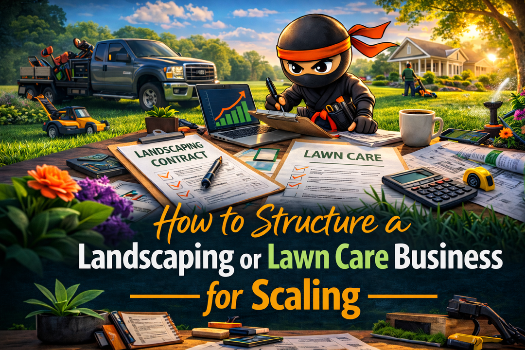 How to Structure a Landscaping or Lawncare Business for Scaling
