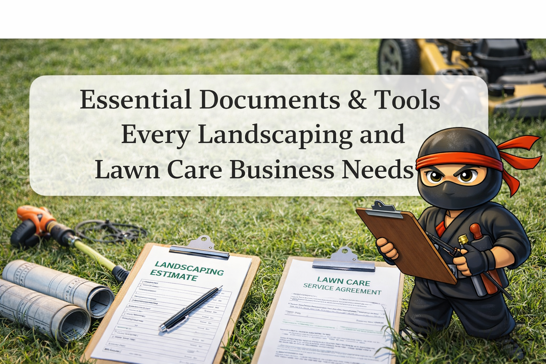 Essential Documents and Tools Every Landscaping and Lawn Care Company Needs to Operate and Grow