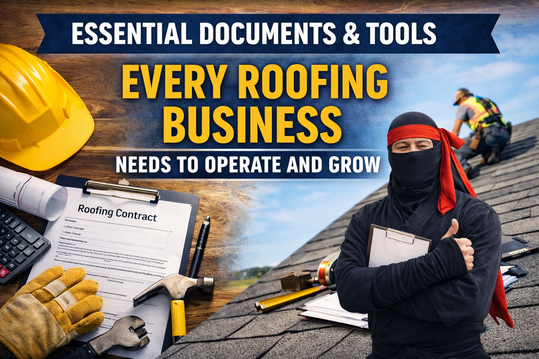 Essential Documents and Tools Every Roofing Business Needs to Operate and Grow