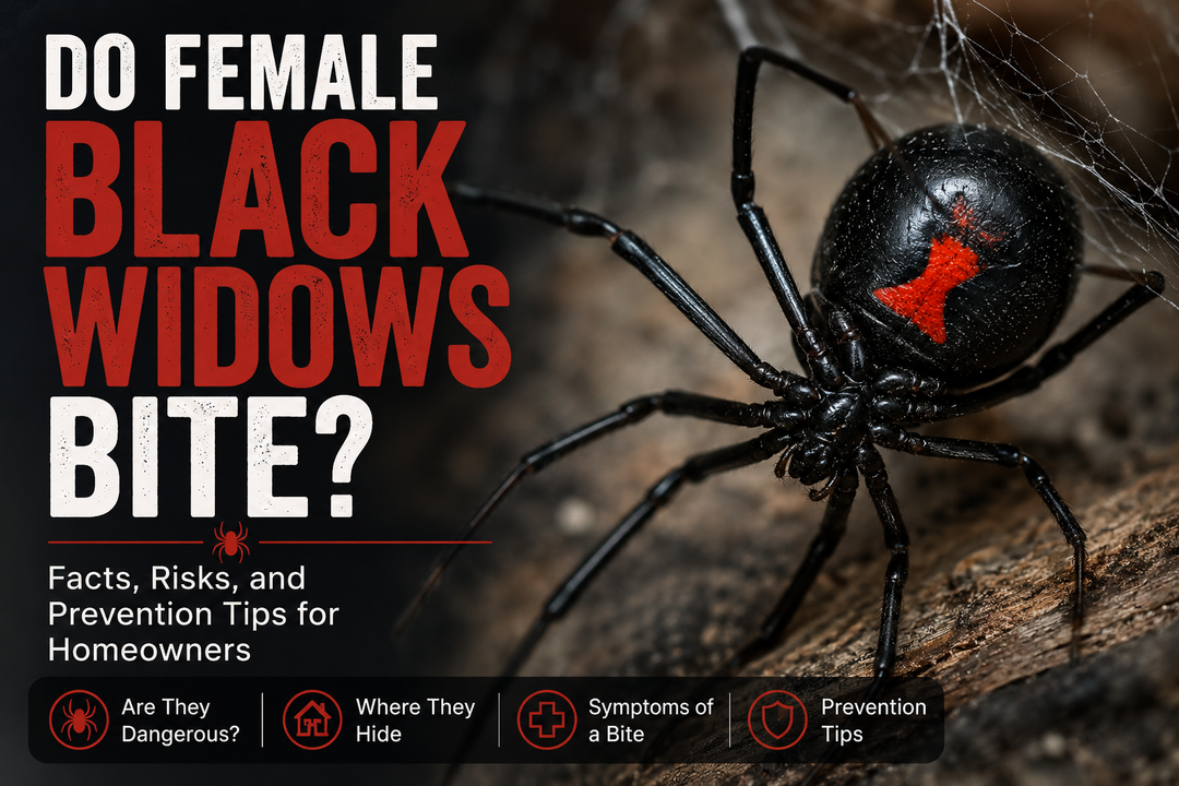 Do Female Black Widows Bite? What Homeowners Should Know