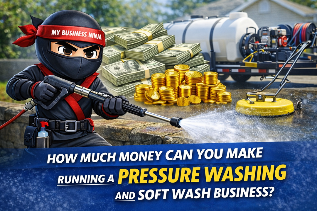 How Much Money Can You Make Running a Pressure Washing and Soft Wash Business?