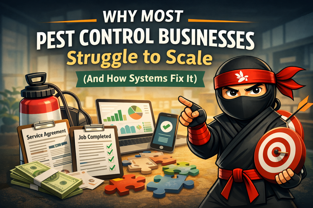 Why Most Pest Control Businesses Struggle to Scale (And How Systems Fix It)