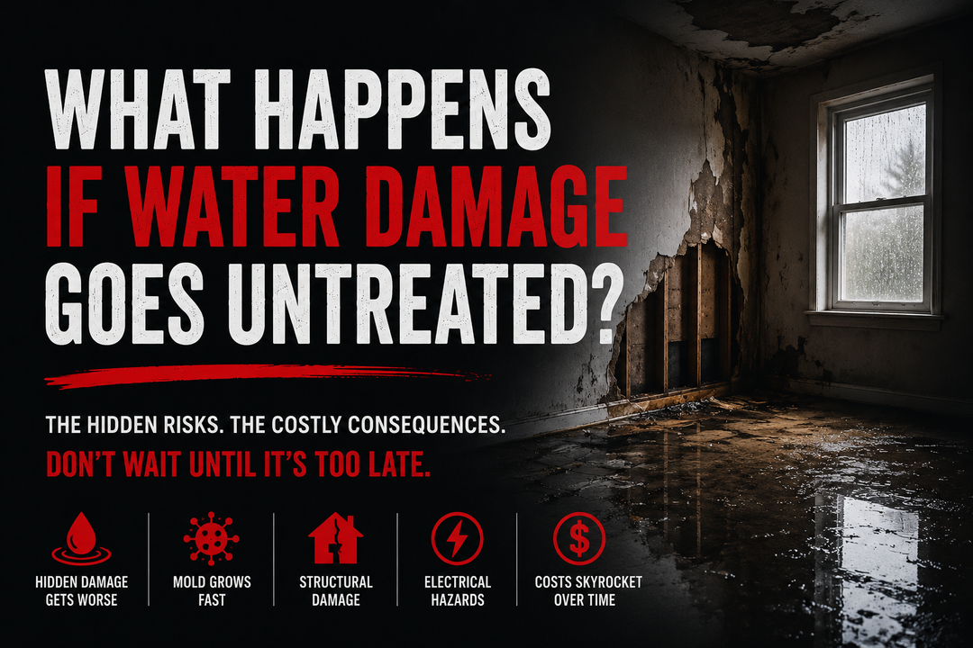 What Happens If Water Damage Goes Untreated?