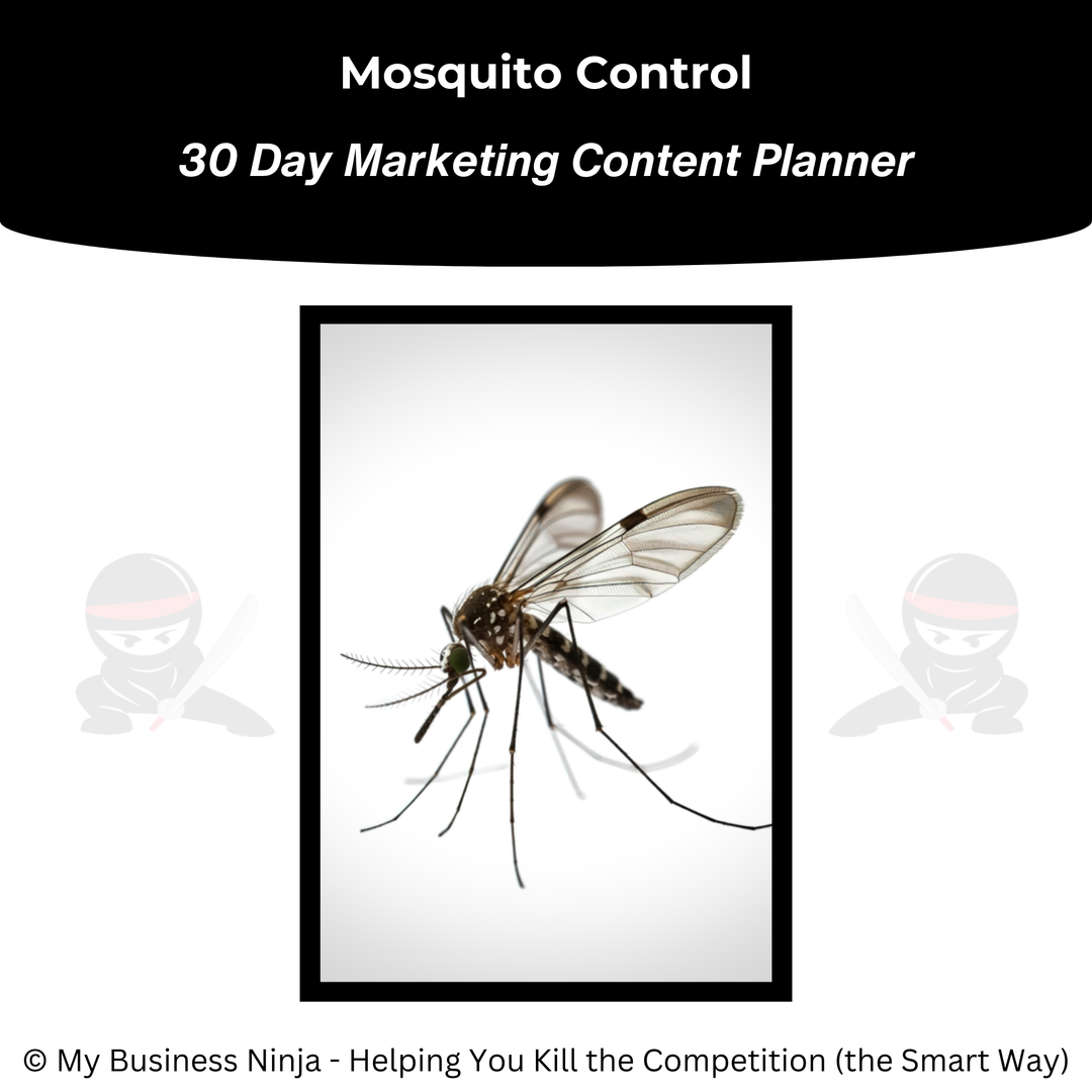 30 Day Marketing Content Planner (Core) - Mosquito Control