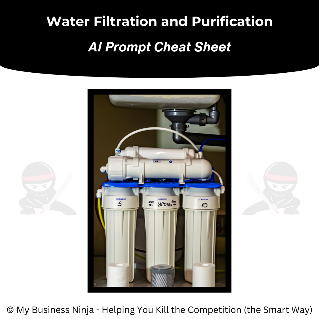 AI Prompt Cheat Sheet (Core) - Water Filtration and Purification