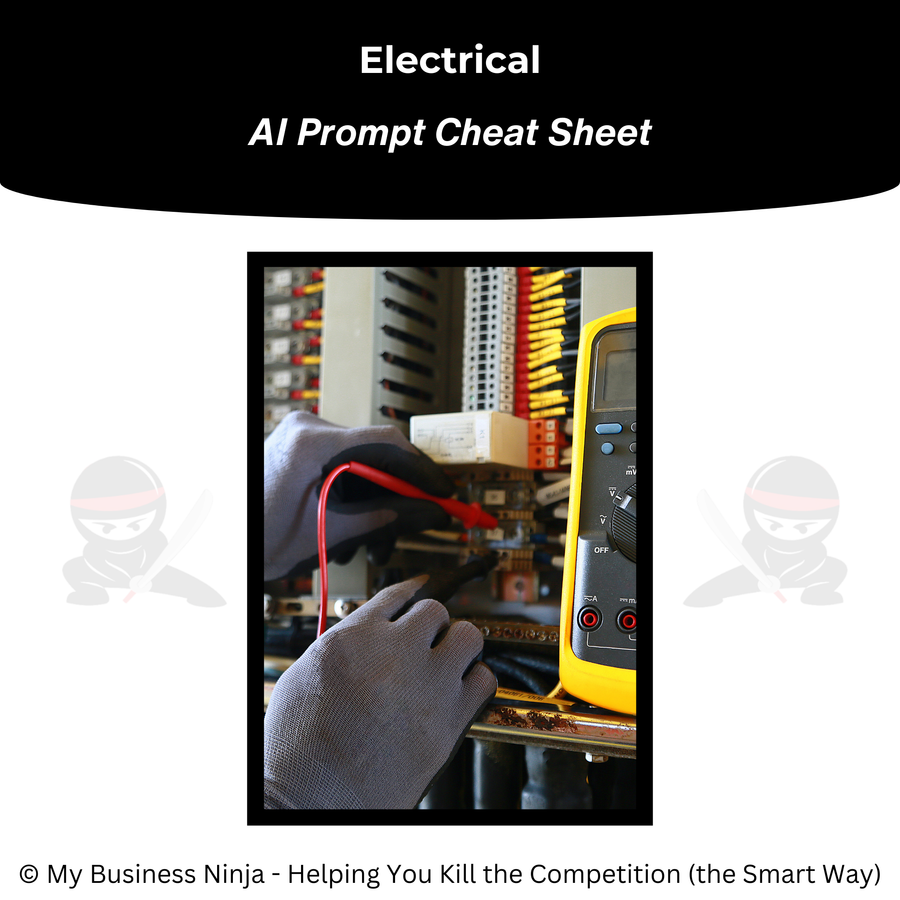Electrical AI Prompt Cheat Sheet | Electrician AI Prompts – My Business ...