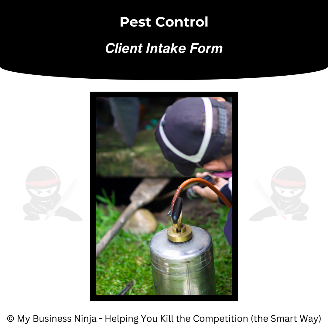 Client Intake Form (Core) - Pest Control