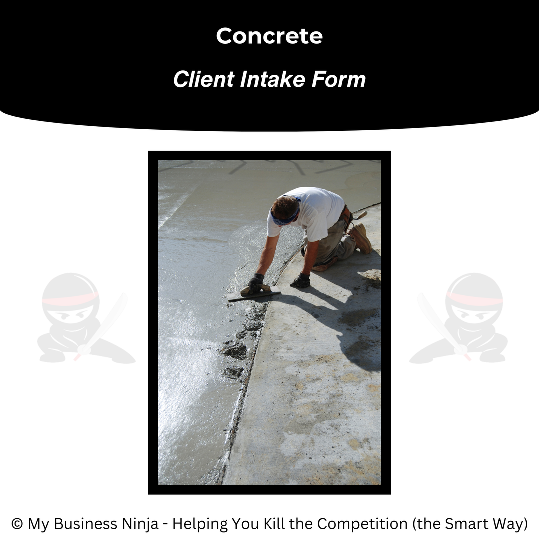 Client Intake Form (Core) - Concrete
