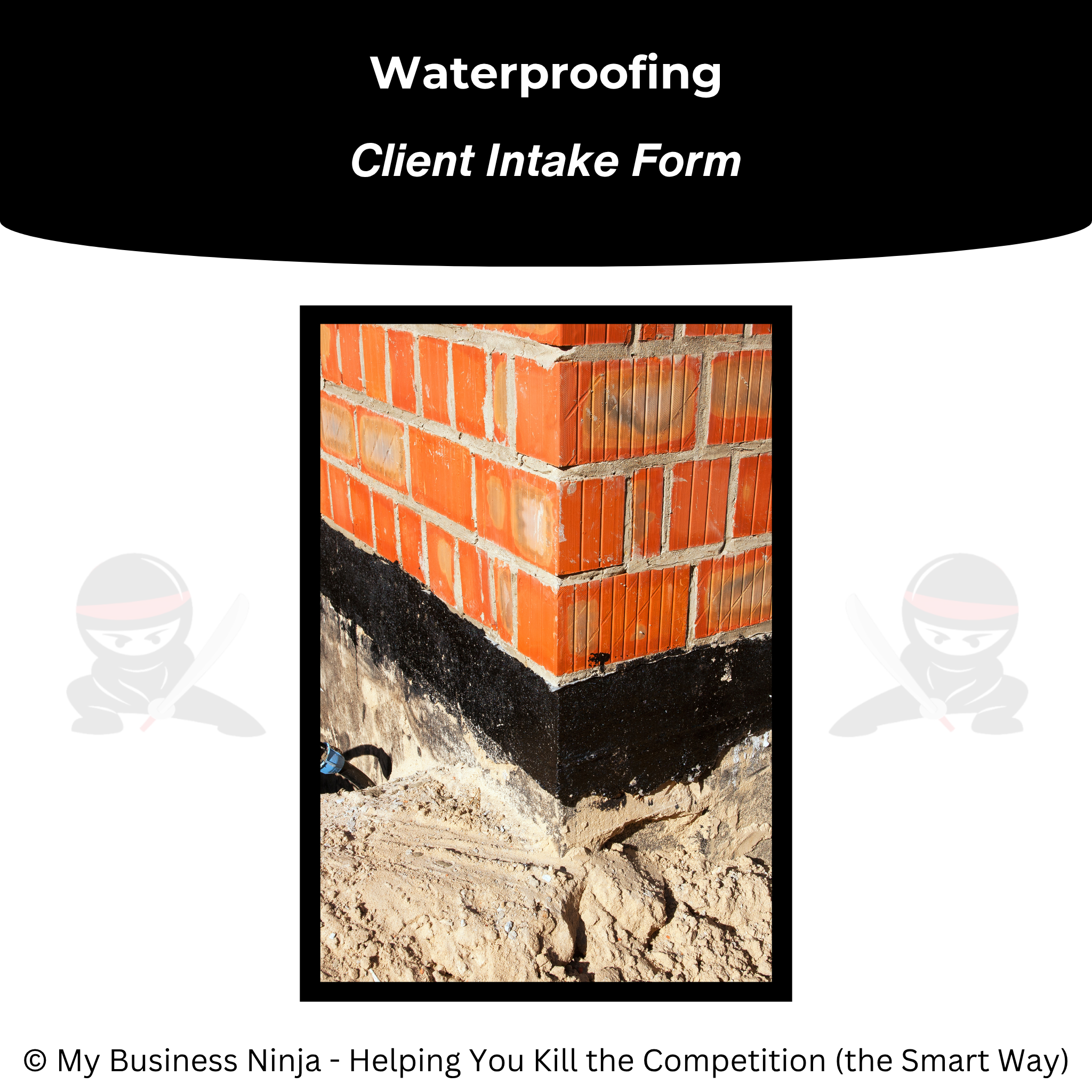 Waterproofing Intake Form | Basement & Foundation Checklist – My ...