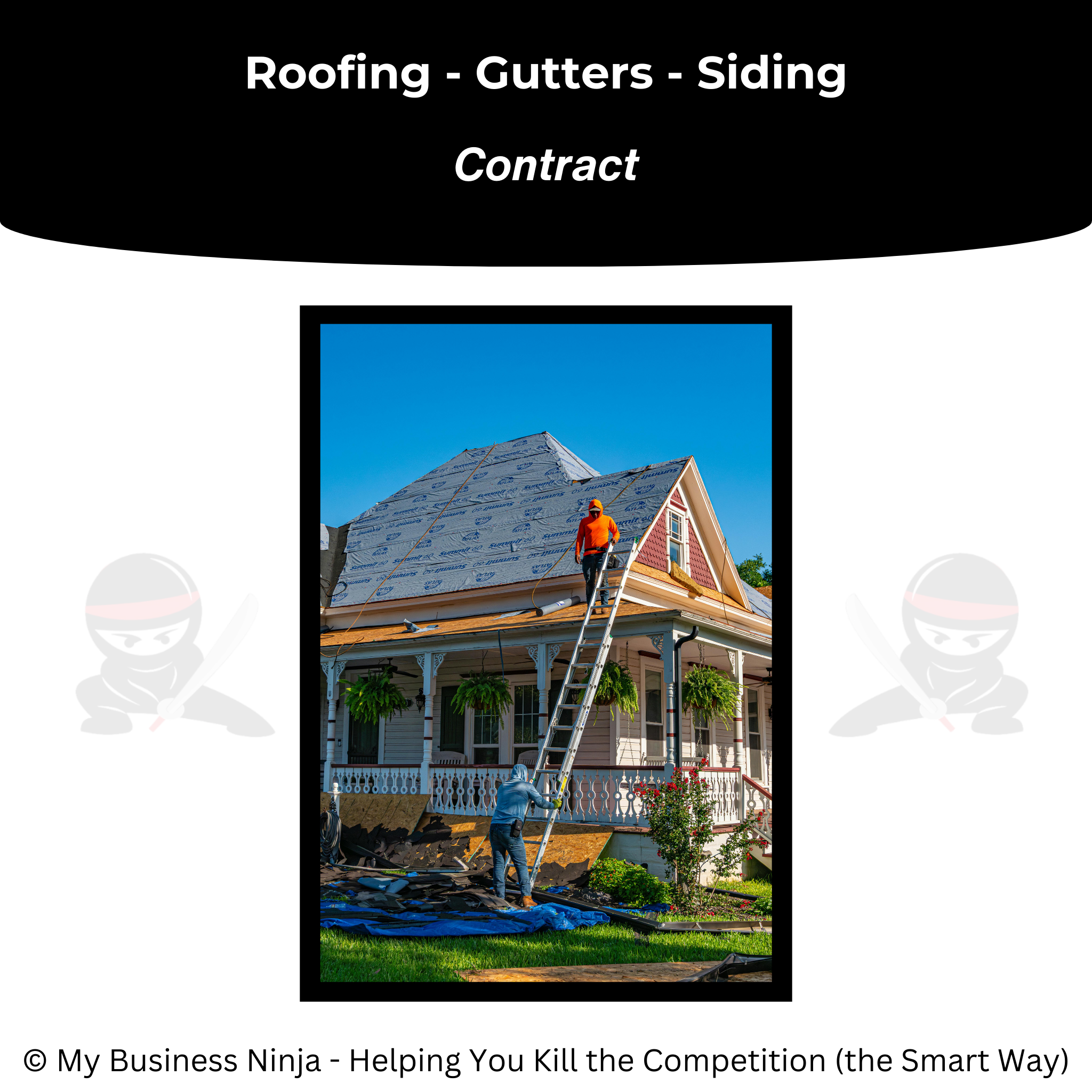 Roofing, Gutter & Siding Contract Template | Editable Word & PDF – My ...