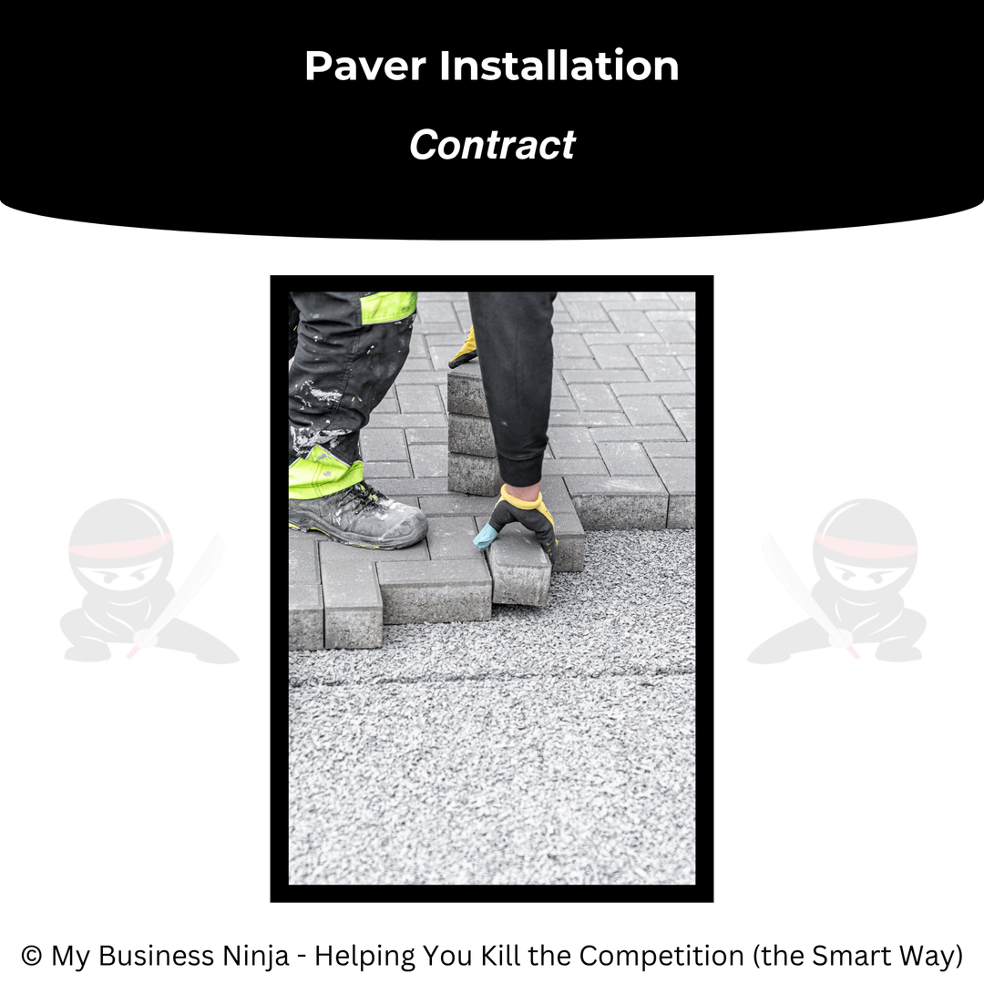 Contract (Core) - Paver Installation