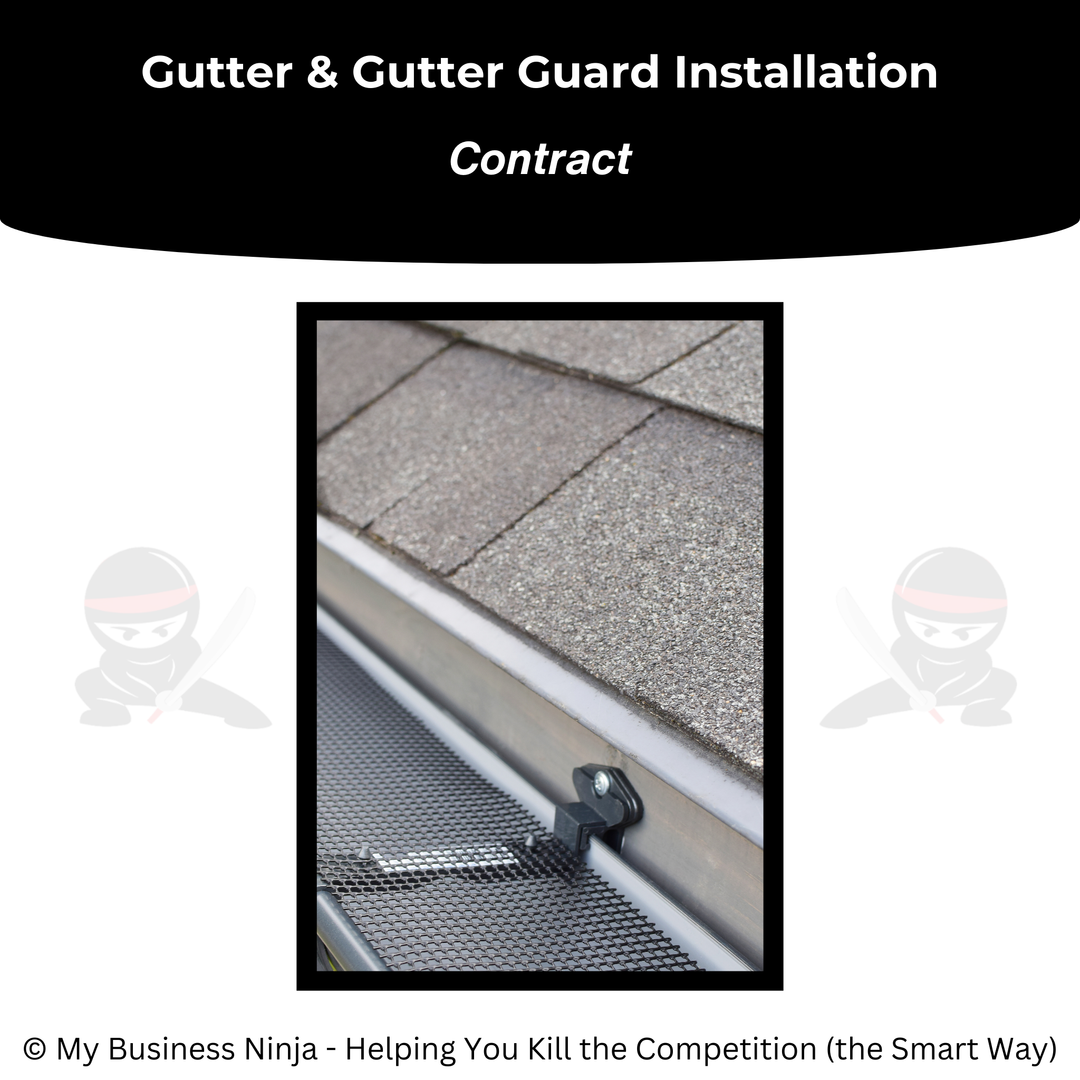 Contract (Core) - Gutter and Gutter Guard Installation