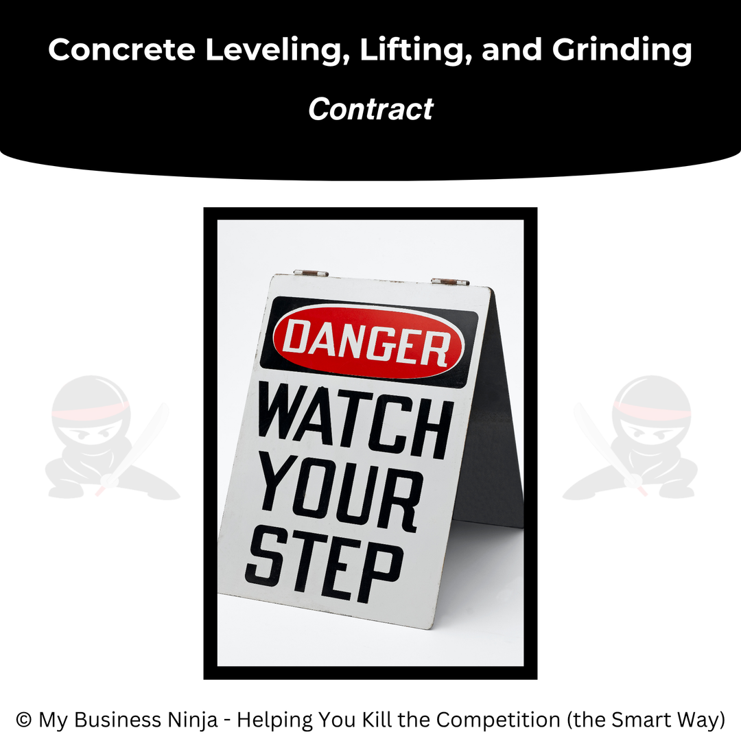 Contract (Core) - Concrete Leveling, Lifting and Grinding
