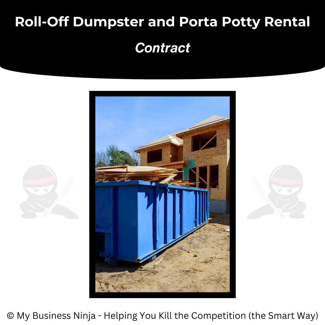 Contract (Core) - Roll-off Dumpster and Porta Potty Rental