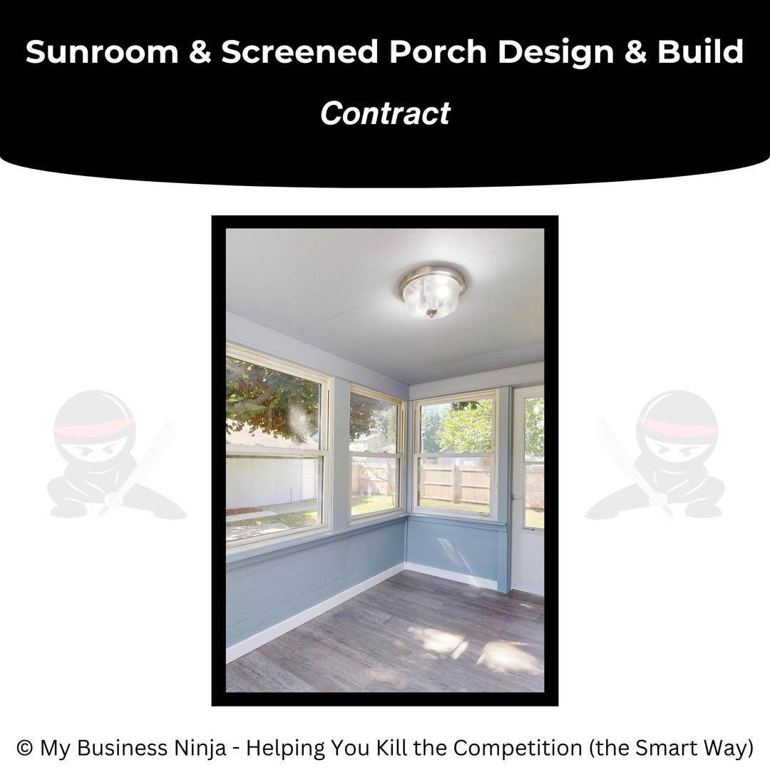 Contract (Core) - Sunroom and Screened Porch Design and Build