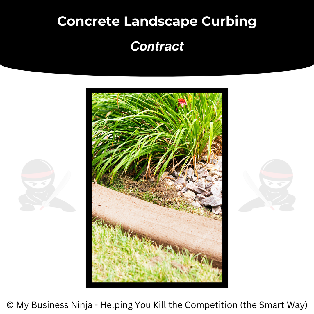 Contract (Core) - Concrete Landscape Curbing