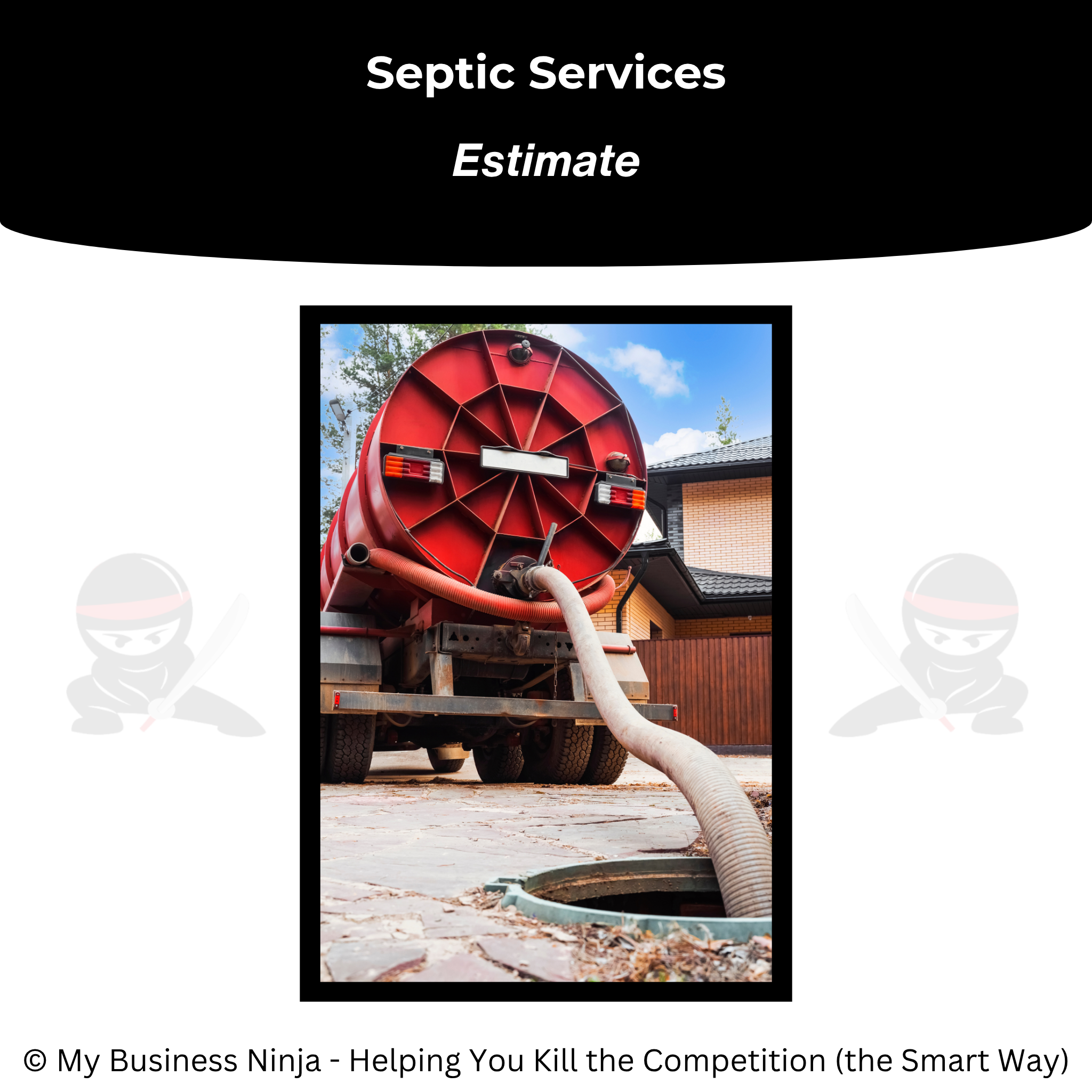 Septic Services Estimate Template (Editable PDF & Word) – My Business Ninja