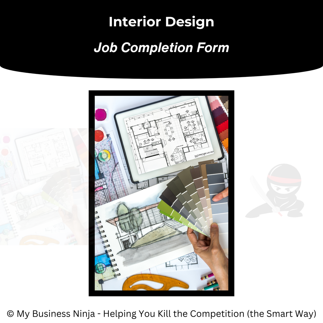 Job Completion Form (Core) - Interior Design