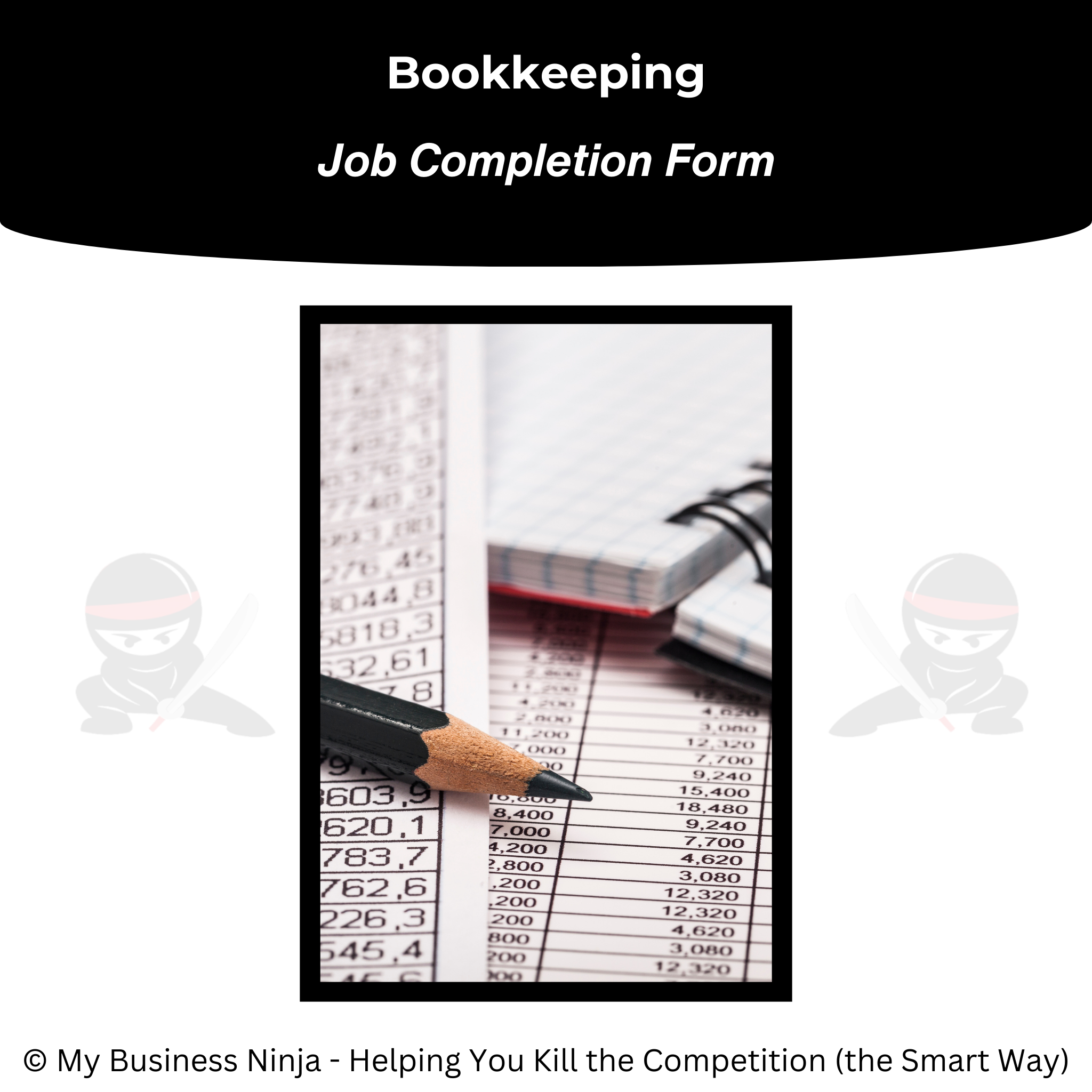 Job Complete Sign Bookkeeping Job Completion Form | Client Sign-Off & Closeout Template ...